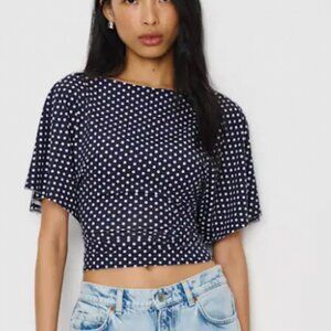 reformation avery knit top